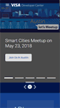 Mobile Screenshot of developer.visa.com